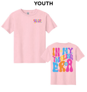 Dance Twirl Minnesota Youth Cotton Short Sleeve Tee-Light Pink