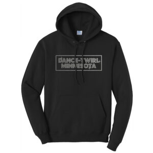 Dance Twirl Minnesota Unisex Fleece Hooded Sweatshirt-Black