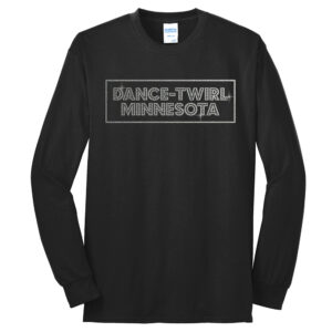 Dance Twirl Minnesota Unisex Cotton Long Sleeve Tee-Black