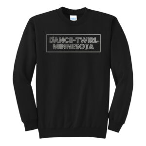 Dance Twirl Minnesota Unisex Cotton Fleece Hooded Sweatshirt-Black
