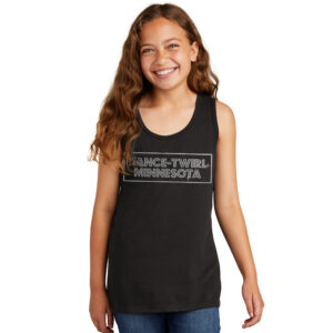 Dance Twirl Minnesota District Girls VIT Tank-Black