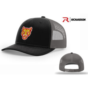 Edna Rollins Richardson Pro Crown Mesh Back Adjustable back cap Split-black/charcoal