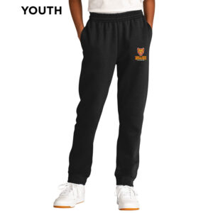 Edna Rollins Youth Core Fleece Jogger-Black