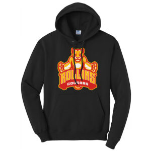Edna Rollins Unisex Fleece Hooded Sweatshirt-Black