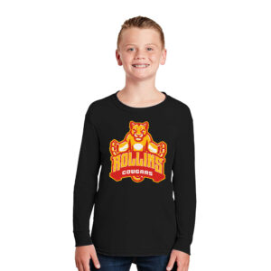 Edna Rollins Youth Cotton Long Sleeve Tee-Black