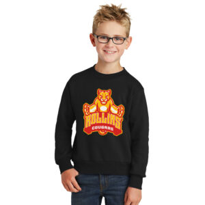 Edna Rollins Youth Fleece Crewneck Sweatshirt-Black