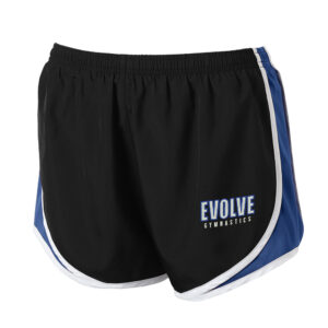 Evolve Sport Tek Ladies Cadence Short-Black/Royal