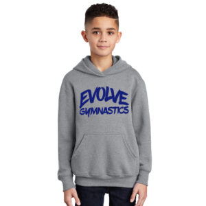 Evolve Unisex Fleece Hooded Sweatshirt-Athletic heather