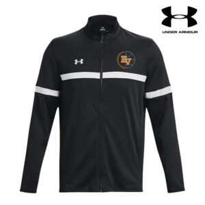 EV Girls BB Team Under Armour Men’s Team Knit Warm Up Full Zip-Black/White