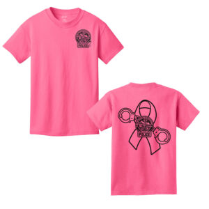 Fulton Breast Cancer Youth Short Sleeve Tee-Neon Pink