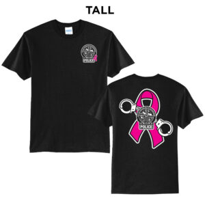 Fulton Breast Cancer Tall Short Sleeve Tee-Black
