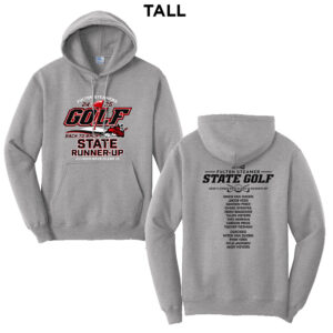 Fulton Golf Tall Fleece Hooded Sweatshirt-Athletic heather