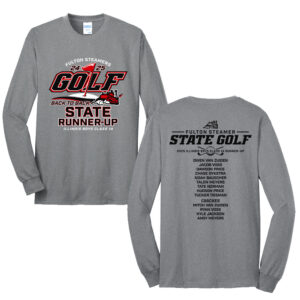 Fulton Golf Unisex Cotton Long Sleeve Tee-Athletic Heather