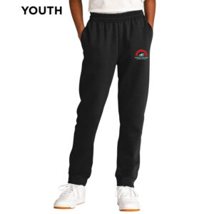 Great River Aquatics Youth Core Fleece Jogger-Black