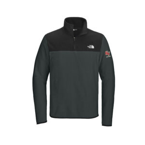 GV Football The North Face Men Glacier 1/4-Zip Fleece jacket-Asphalt Grey/Black