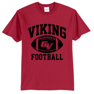 GV Football Unisex Short Sleeve Tee-Red