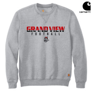 GV Football Carhartt Men Midweight Crewneck Sweatshirt-Heather Grey