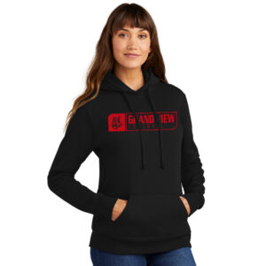 GV Football Ladies Core Fleece Pullover Hooded Sweatshirt-Black
