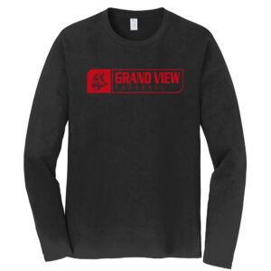 GV Football Unisex Fan Favorite Cotton Long Sleeve Tee-Black