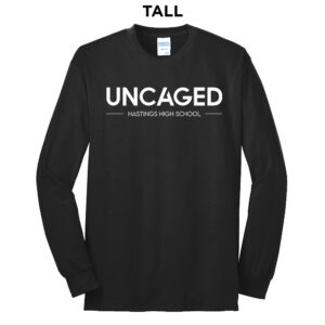 Hastings Show Choir Tall Cotton Long Sleeve Tee-Black