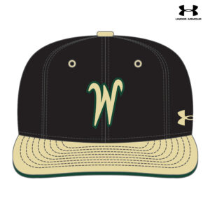 02. Trojan Baseball Club Under Armour Resistor Performance Cap-Black/Vegas Gold