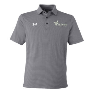 Jaybird Under Armour Men DRIVE Team Stripe Premium Polo – BLACK (L or 3x only)
