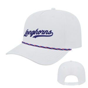 Longfellow Elementary Cap America Athletic Rope Cap-White/Red/White/Royal