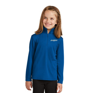 Longfellow Elementary Sport Tek Youth PosiCharge Coimpetitor 1/4 Zip Pullover-Royal