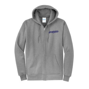 Longfellow Elementary Unisex Classic Full-Zip Hooded Sweatshirt-Athletic Heather