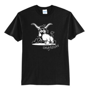 Longfellow Elementary Unisex Short Sleeve Tee-Black
