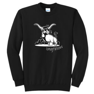 Longfellow Elementary Unisex Core Fleece Crewneck Sweatshirt-Black