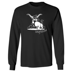 Longfellow Elementary Unisex Long Sleeve Tee-Black
