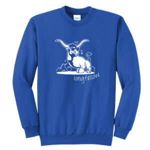 Longfellow Elementary Unisex Fleece Crewneck Sweatshirt-Royal