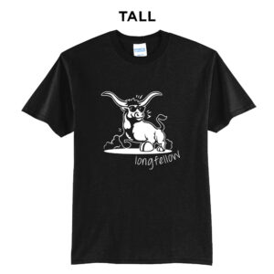 Longfellow Elementary Tall Short Sleeve Tee-Black