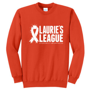 Lauries League Unisex Fleece Crewneck Sweatshirt-Orange