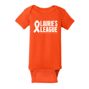 Lauries League Infant Baby Rib Bodysuit-Orange