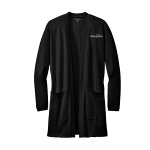 Make A Wish Iowa Mercer and Mettle Women’s Open Front Cardigan Sweater-Black