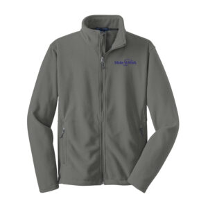 Make A Wish Iowa Port Authority Value Fleece Jacket Men-Deep Smoke
