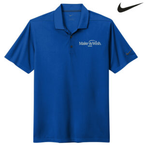 Make A Wish Iowa Nike Dri-FIT Micro Pique 2.0 Polo  Men-Game Royal