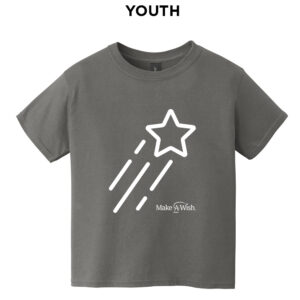 Make A Wish Iowa YOUTH Short Sleeve T-Shirt – Charcoal