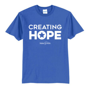 Make A Wish Iowa Unisex Short Sleeve Tee-Royal