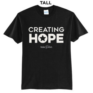 Make A Wish Iowa Tall Short Sleeve Tee-Black