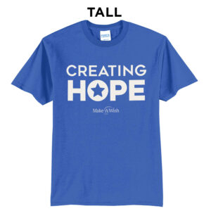 Make A Wish Iowa Tall Short Sleeve Tee-Royal