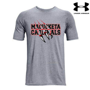 Maq Youth BB Under Armour Cotton Blend Tee Men-Steel Grey heather