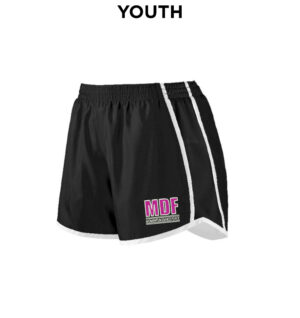 MDF Augusta Girls (YOUTH) Pulse Team Short-Black/Black/White