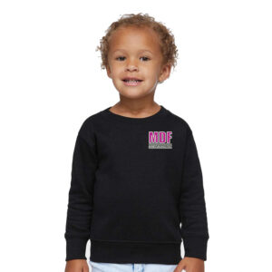 MDF Rabbit Skins Toddler Juvy Crewneck Sweatshirt-Black