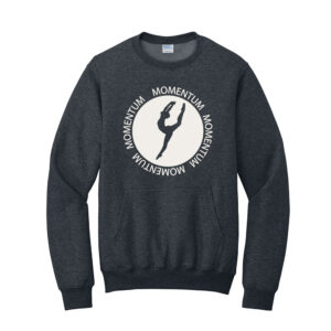 MDF Unisex Core Fleece Crewneck Pocketed Sweatshirt-Dark Heather Grey