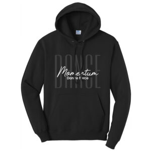 MDF Unisex Fleece Hooded Sweatshirt-Black