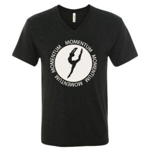 MDF Next Level Adult Triblend V-Neck Short Sleeve Tee-Vintage Black