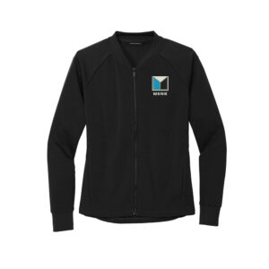 Menk MERCER and METTLE Women’s Double-Knit Bomber-Black